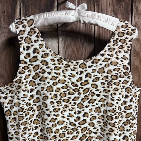 Chico’s Classic Animal Leopard Print Base Layer Lagenlook Western Tank Top Sz XL - Picture 5 of 6